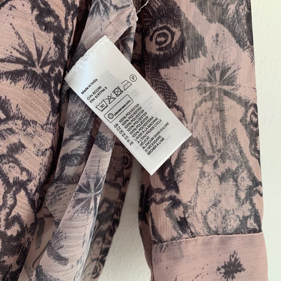 H&M Conscious Collection Chiffon PrintedTunic - Picture 8 of 11